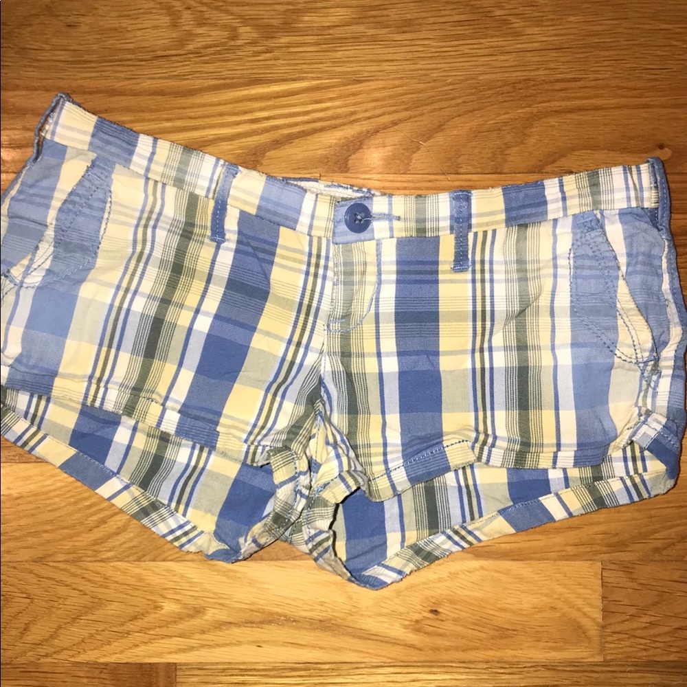 Plaid A&F Shorts